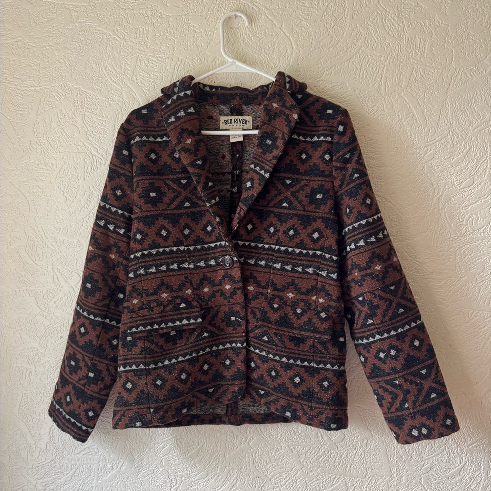Red river outfitters women’s jacket blazer Aztec size small nwot